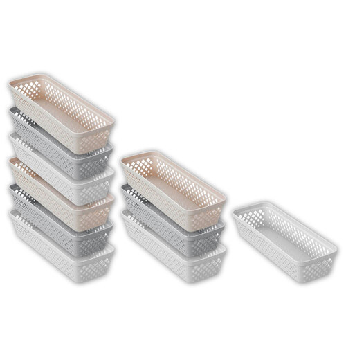 10PK Boxsweden Kept Diamond 33x11cm Organiser Tray - Assorted