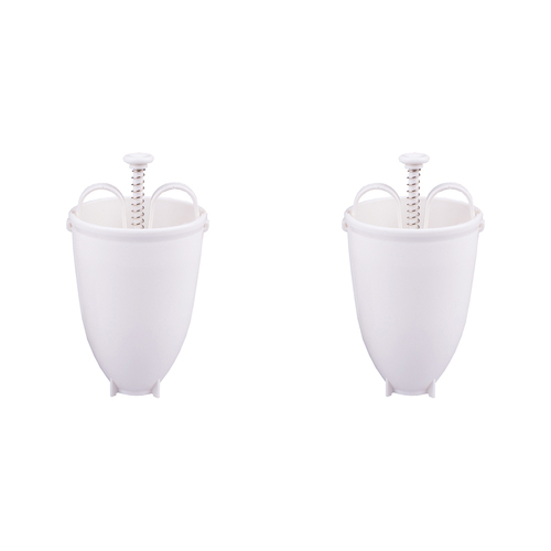 2PK Appetito Plastic Doughnut Maker Home Kitchen Cooking White