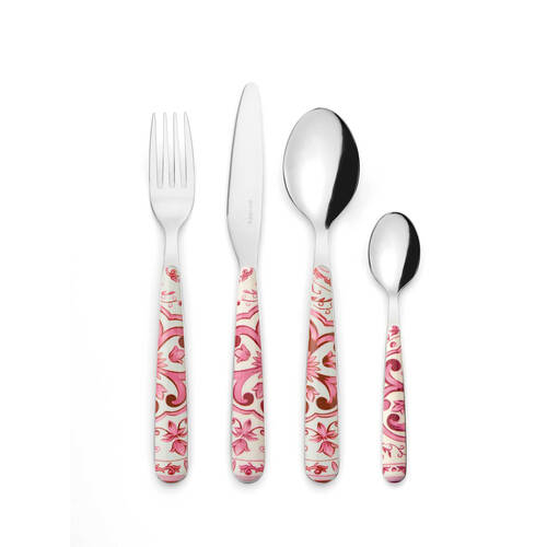 24pc Guzzini Blues Stainless Steel Cutlery Set w/ Forks Spoons Amethyst