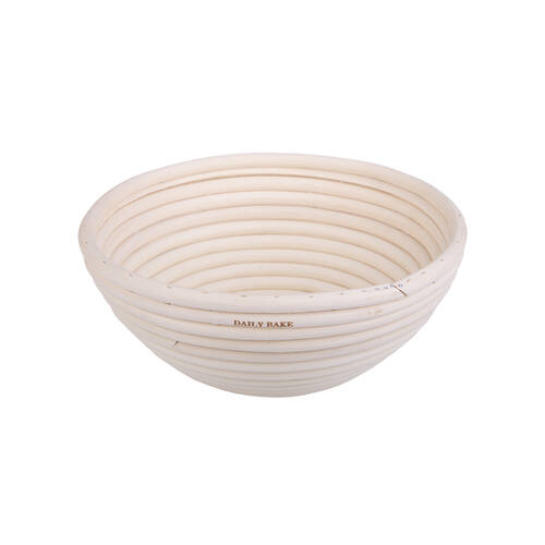 Daily Bake Banneton Proving Basket Round Baking Mould 20x8cm - Natural