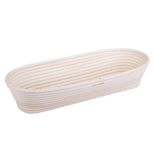 Daily Bake Banneton Proving Basket Oval Baking Mould 35x15cm - Natural