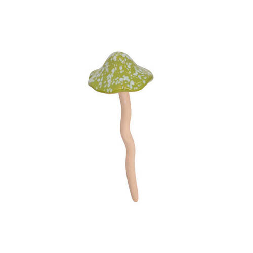 A.FRESCO Ceramic Mushroom Green Large 10x27cm - Assorted