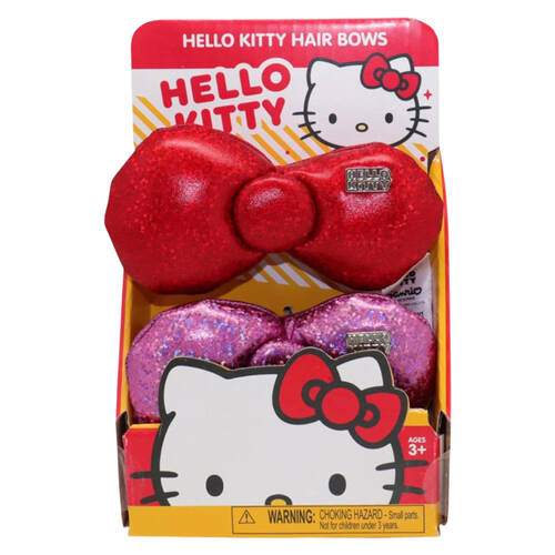 2pc Hello Kitty Novelty Hair Bows/Clips Hair Pin Kids 3y+