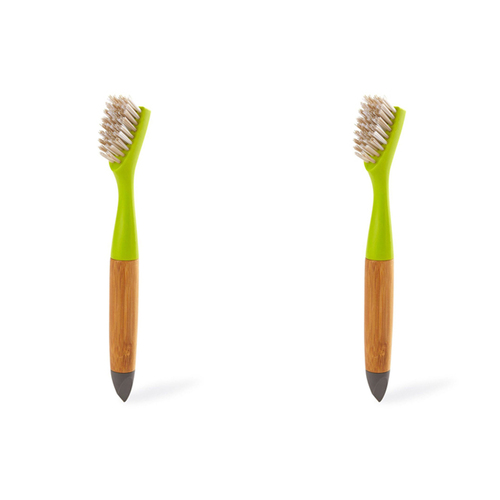 2PK Full Circle Micro Manager 2in1 Cleaning Crevice Tool & Detail Brush - Green