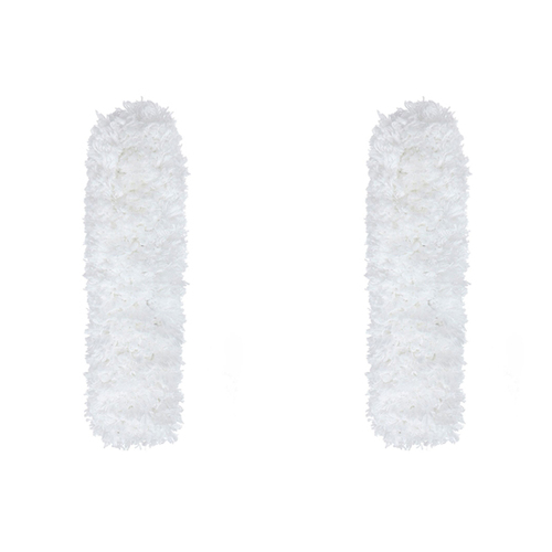 2PK Full Circle Dust Whisperer Microfibre Duster Refill Replacement - White