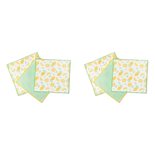 2x 3pc Full Circle Renew 30.5cm All-Purpose Microfiber Cloth Set - Citrus