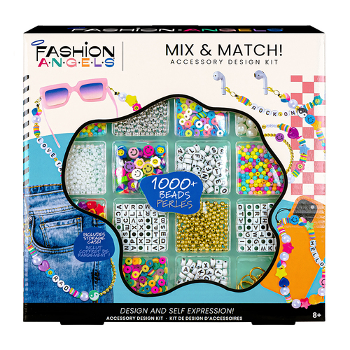 Fashion Angels Kids/Childrens Creative Mix & Match Bead Design Kit 8y+