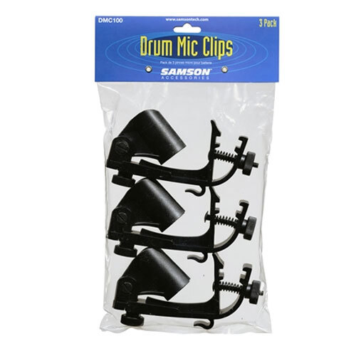 DMC100 Drum rim mount Mic Clip 3 pack Online KG Electronic
