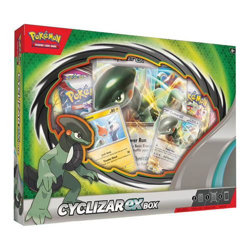 POKÉMON TCG Cyclizar EX Jumbo Card With 4 Booster Packs Box Set Assorted 6+