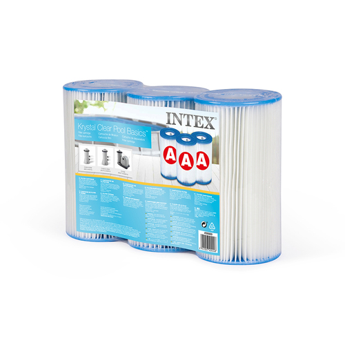 3PK Intex Filter Cartridge A Pack For Above Ground Pool