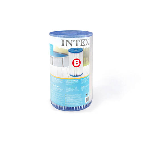 Intex Outdoor Pool Filter Cartridge B Shrink Wrap W/ Litho