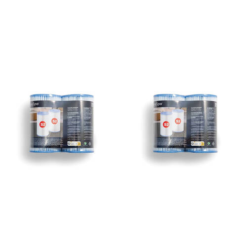 4pc Intex Filter Cartridge S2 For Spa Shrink Wrap W/ Litho Twin Pack