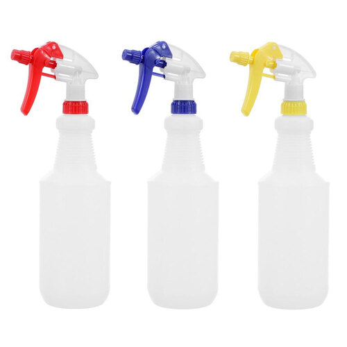 3PK Boxsweden 1L Cleaning Liquid Spray Bottle - Assorted
