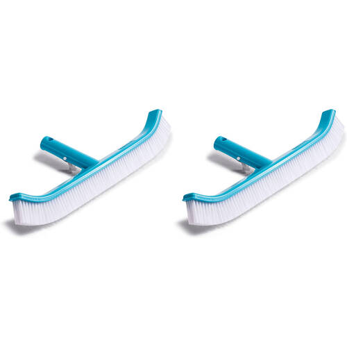 2PK Intex 16" Curved Pool Wall Cleaning/Maintenance Brush