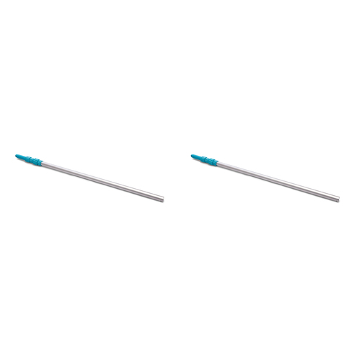 2PK Intex 110" Telescoping Aluminum Pole Shaft Pool Cleaner