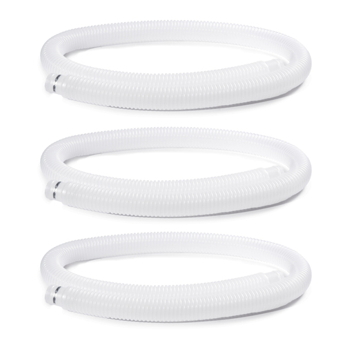 3PK Intex 150cm Hose Accessory For Above Ground Swimming Pool - White