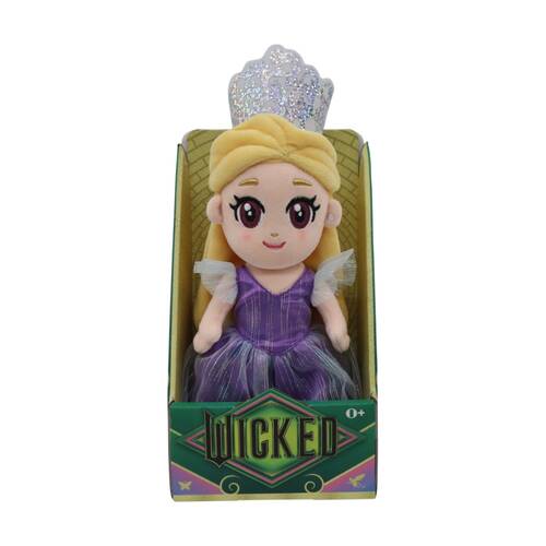 Wicked Kids Small Soft Plush Toy Glinda & Elphaba 8 Inch Assorted