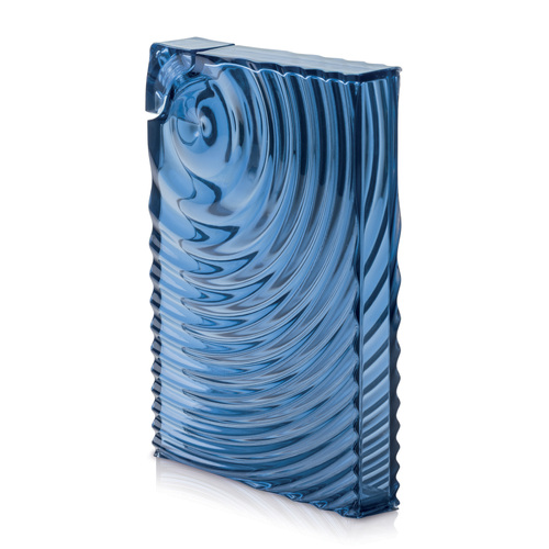 Guzzini On The Go 550ml Flat Pack Water Bottle Ripples - Blue