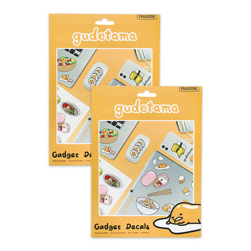 74pc Gudetama Cute Fun Vibrant Puffy Gadget Decal Stickers 8y+