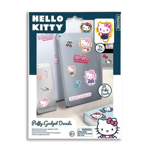 32pc Hello Kitty Puffy 3D Textured Gadget Decal Stickers 6y+