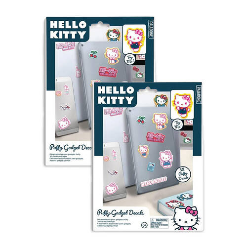 64pc Hello Kitty Puffy 3D Textured Gadget Decal Stickers 6y+