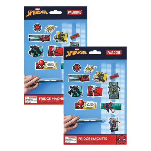 52pc Marvel Spiderman Fun Vibrant Fridge Decor Magnets 3y+