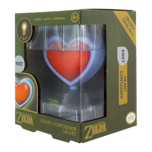 Nintendo Zelda Heart Container Decorative Light/Lamp 8y+