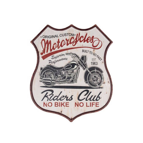 A.FRESCO Automotive Car Themed Hanging Wall Art Signs Multicoloured Assorted