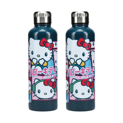 2PK Hello Kitty Stylish and Durable Insulated Metal Water Bottle