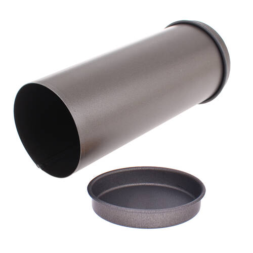 Daily Bake Durable Non-Stick Metal Round Nut Loaf Baking Tin 20x8cm Silver