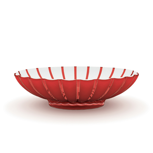 Guzzini Grace 37.5cm Centerpiece/Fruit Plastic Bowl - Red