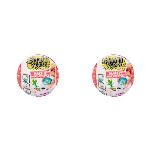 2PK MGA's Miniverse Make It Mini Lifestyle Series 2 Assorted Kids 8y+