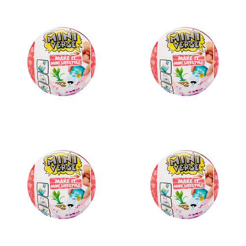 4PK MGA's Miniverse Make It Mini Lifestyle Series 2 Assorted Kids 8y+