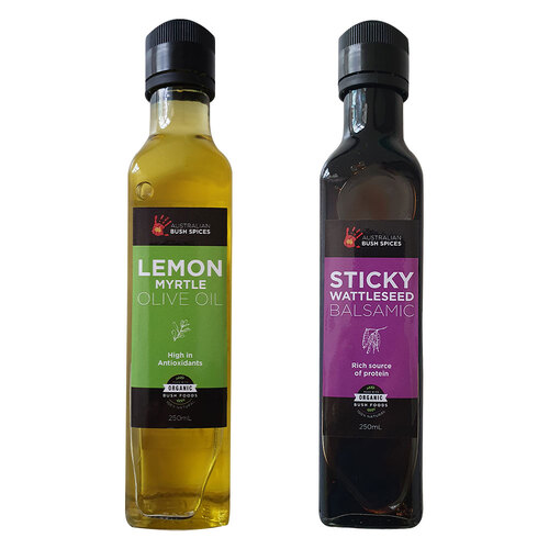 Australian Bush Spices Lemon Myrtle Olive & Sticky Wattle Gift Pack 650g