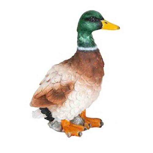  Resin Duck Outdoor Home Decoration Orange/Green Assorted