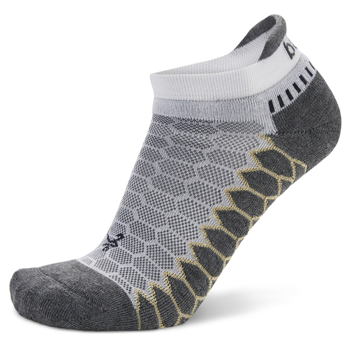 Balega Silver Running Sports Socks XL White/Grey