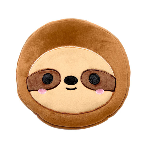 Relaxeazzz 15cm Sloth Travel Pillow Cushion w/ Eye Mask 3y+