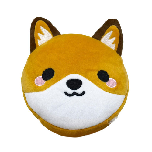 Relaxeazzz 15cm Fox Travel Pillow Cushion w/ Eye Mask 3y+