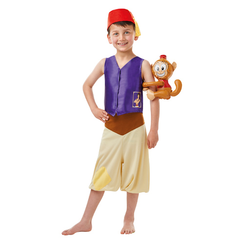 Disney Aladdin Deluxe Boys Dress Up Costume - Size 9-10 Yrs