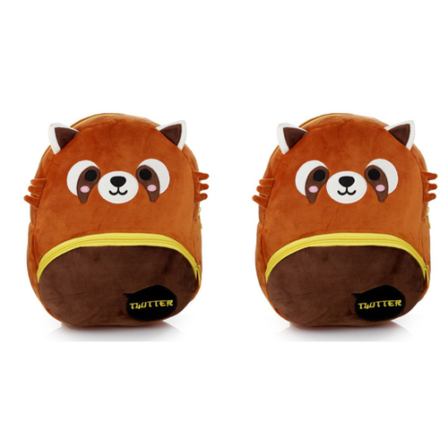 2PK Adoramals 30cm Red Panda Kids/Children School Backpack