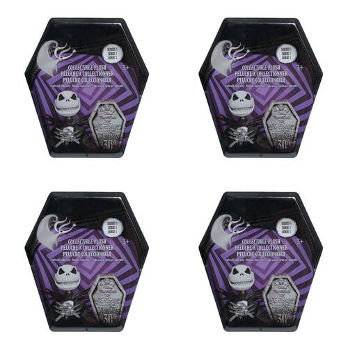 4PK Disney Nightmare Before Christmas Mini Capsule Plush Assorted 3y+
