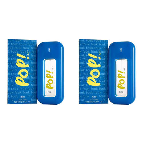 2PK FCUK Pop Art Men 100ml