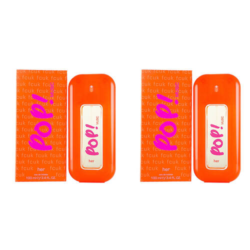 2PK FCUK Pop Music Womens 100ml