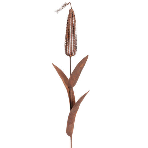  Mild Steel Corn Stake Outdoor Decoration 36x119cm Rust