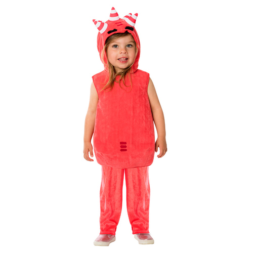 Rubies Fuse (Red) Oddbods Unisex Dress Up Costume - Size S