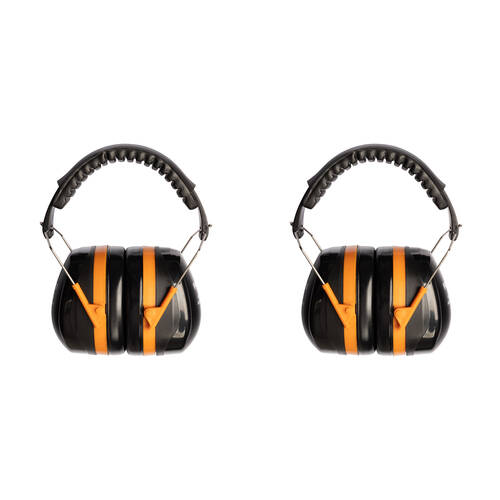 2PK Safecorp Heavy Duty Adjustable Folding Noise-Cancelling/Blocking Earmuffs