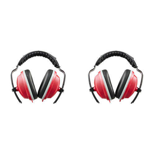 2PK Safecorp Light Duty Adjustable Folding Noise-Cancelling/Blocking Earmuffs