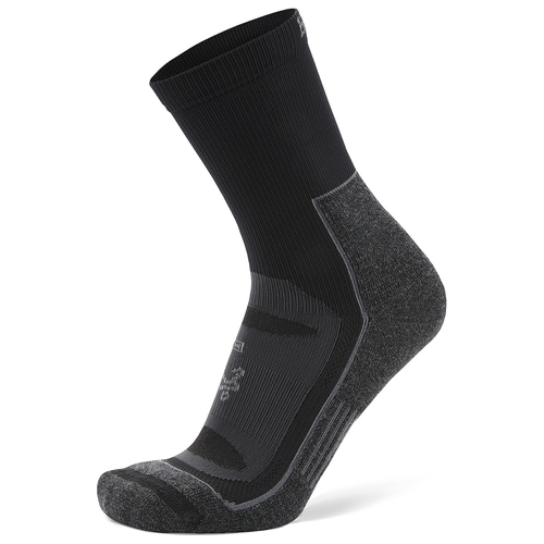 Balega Blister Resist Crew Running Sports Socks Large Grey/Black