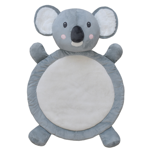 Living Textiles 86x54cm Deluxe Plush Play Mat Baby 0m+ Koala
