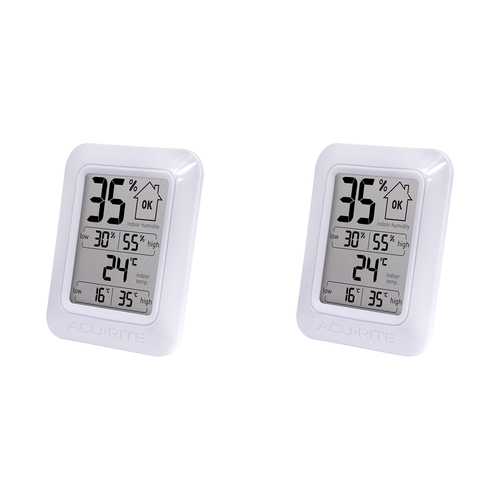 2PK Acurite Indoor Digital Humidity/Temperature Monitor